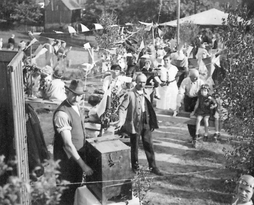Landesk. Gemeinschaft Hohenstein-Ernstthal 1931 - Ein Kinderfest auf dem noch unbebauten Gelände
